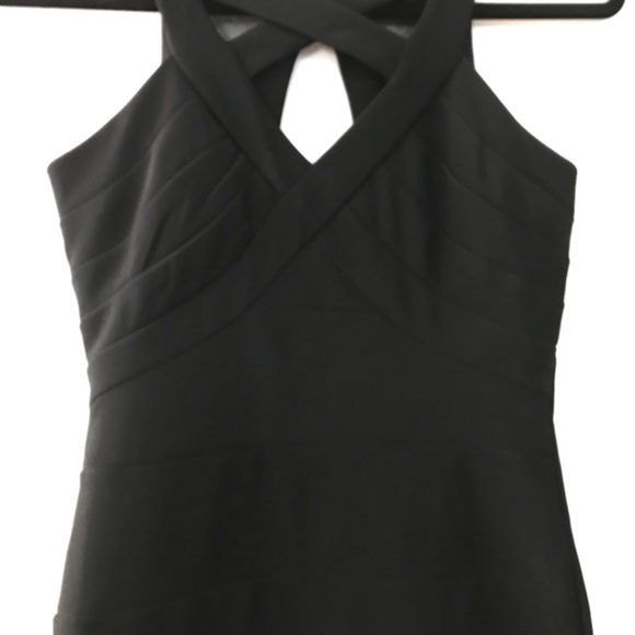 Black Bandage Bodycon Dress - Picture 2 of 6